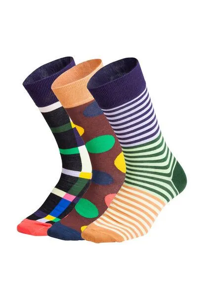 DillySocks DillySocks Socken „Geo Trio (3er Box)“, Mehrfarbig, – Produktbild 1 von 4