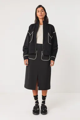SKFK SKFK Damen vegan Rock Eza Schwarz – Produktbild 1 von 1