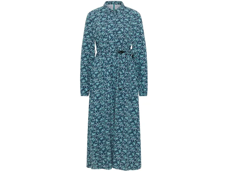 Tranquillo Tranquillo Damen-Maxikleid mit Beinschlitz und Taschen, Butterfly, – Produktbild 1 von 1