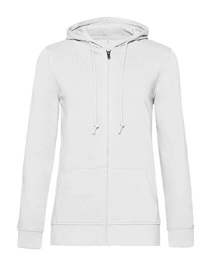 B&C Collection B&C Collection Damen Zipped Hoodie Sweatjacke Inspire, Weiß, – Produktbild 2 von 3