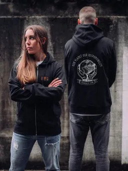 Zeachild Zeachild Our Planet Zip Hoodie Unisex – Produktbild 1 von 1
