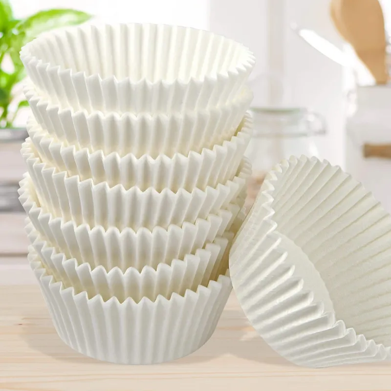 Fackelmann Fackelmann Muffinförmchen Ø5cm, 75 St., FSC™-zertifiziertes Papier, weiß – Produktbild 2 von 2