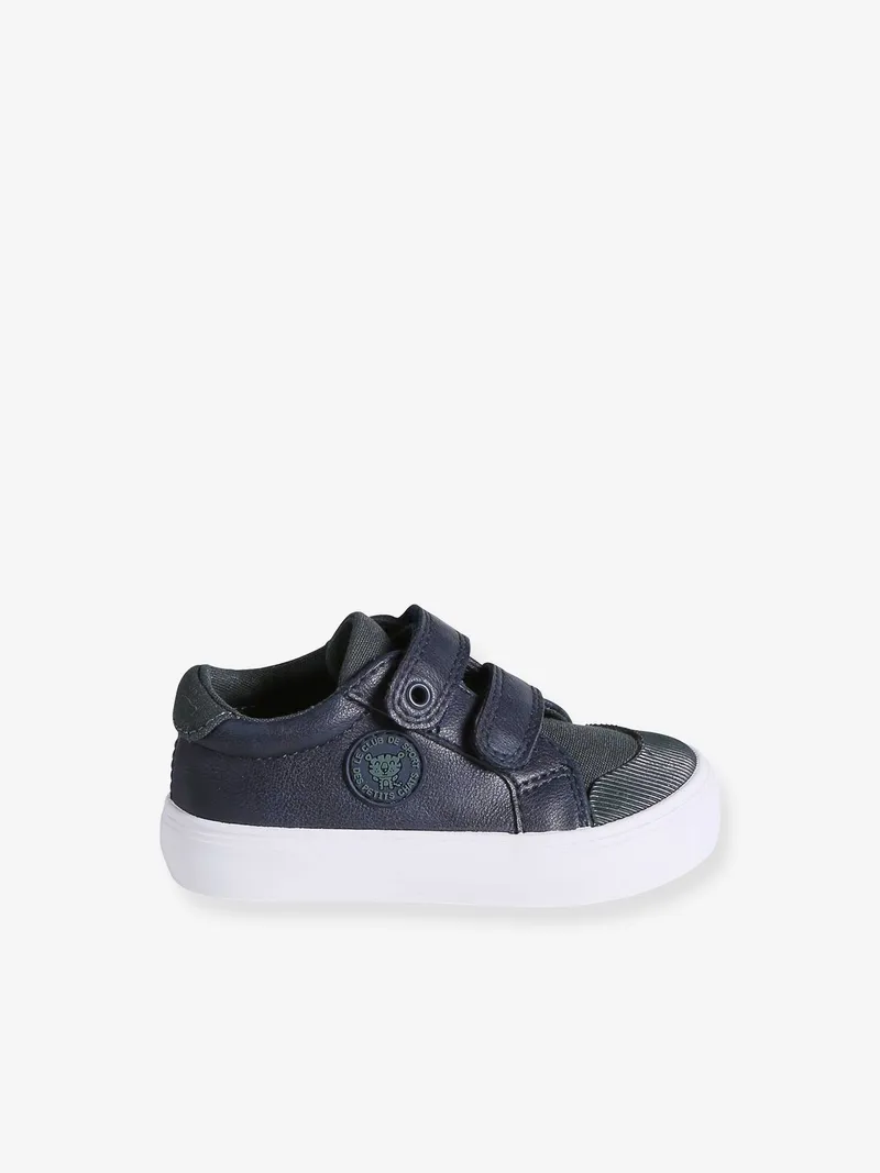 Vertbaudet Jungen Baby Klett-Sneakers, Marine, – Produktbild 2 von 4