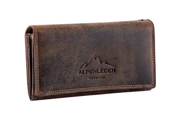 Alpenleder Alpenleder Kellnergeldbörse ZOIN, Old havanna, – Produktbild 1 von 4