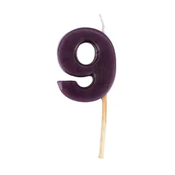 El Puente El Puente Zahlenkerze "9" | Fair Trade & Handmade aus Indien – Produktbild 1 von 1