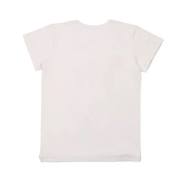 Walkiddy Öko Wild Flowers T-Shirt in Weiß - 95% Organische Baumwolle, GOTS-zertifiziert – Walkiddy, Weiß, – Produktbild 2 von 3