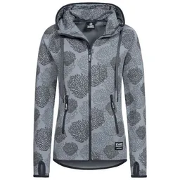 Lexi&Bö Lexi&Bö Coral Zip Hoodie Damen mit Korallen Allover Print – Produktbild 1 von 1
