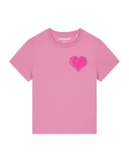 watapparel watapparel T-Shirt Frauen Pink Heart – Produktbild 1 von 1
