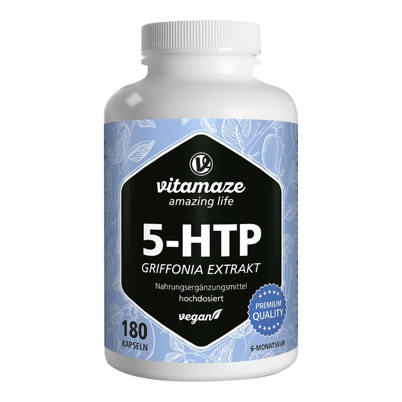 vitamaze Vitamaze 5-HTP hochdosiert vegane Kapseln – Produktbild 1 von 1