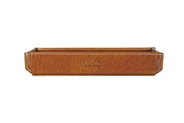 Alpenleder Alpenleder Stifteschale ZENTA, Cognac, – Produktbild 3 von 4