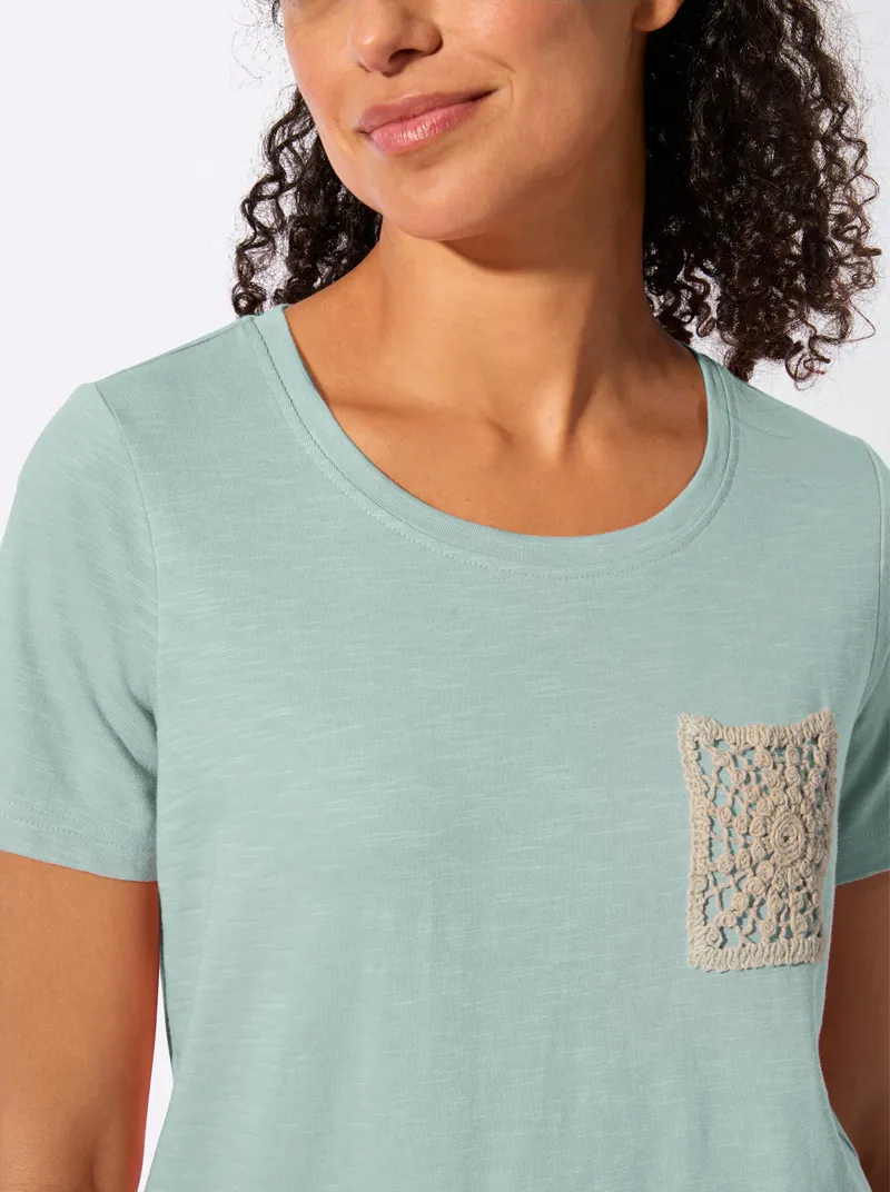 Witt Kurzarmshirt kalkmint, Kalkmint, – Produktbild 2 von 2