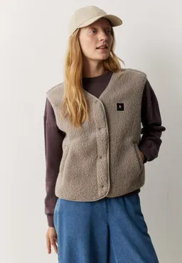 recolution Recolution Damen vegan Weste Fargesia Haselbraun – Produktbild 1 von 1