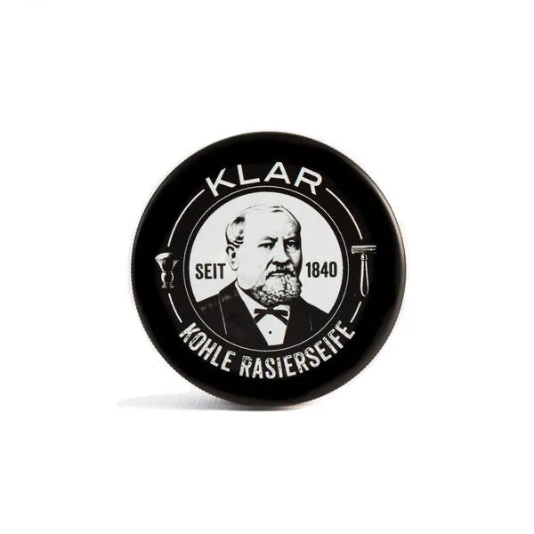 Klar Seifen Klar Seifen Rasierseife Aktivkohle, 110 g, palmölfrei – Produktbild 3 von 3