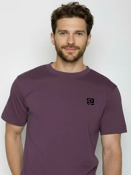 GreenBomb GREENBOMB T-Shirt Bike Square Fusion, Berry bark, – Produktbild 4 von 4