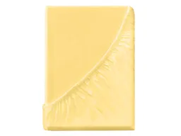 Spannbettlaken "Eco-Jersey-Interlock" aus Bio-Baumwolle 140-160 x 200 cm, hafer – Produktbild 1 von 1
