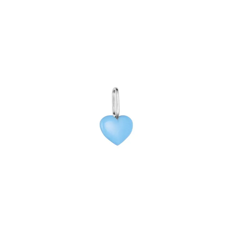 Design Letters Close to my Heart. Enamel charm, Silber – Produktbild 1 von 1