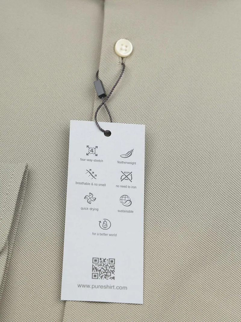 Pure Pure Shirt Hellbraun - Größe 39 (M), Braun, – Produktbild 3 von 4