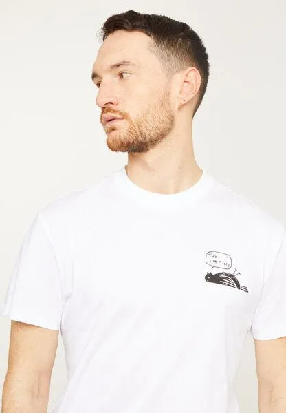 recolution Herren T-Shirt aus Bio-Baumwolle - AGAVE THX - recolution, White (weiß), – Produktbild 5 von 5