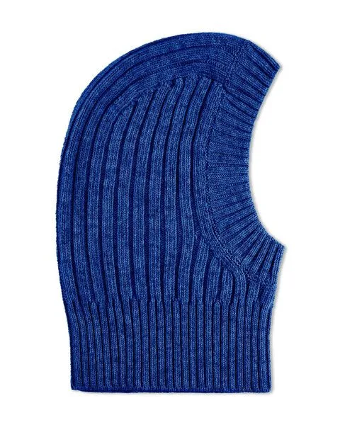 MATONA Matona Gestrickte Sturmmaske für Kinder, Frauen und Männer aus Bio-Baumwolle und Lammwolle / Balaclava, Azure, – Produktbild 3 von 3