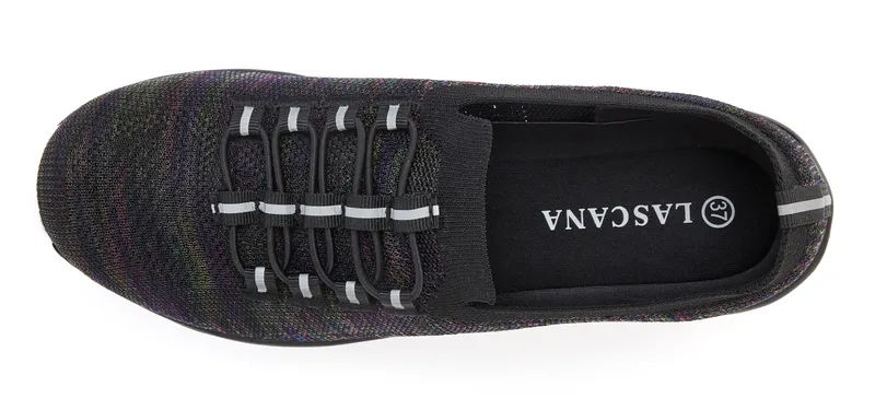 Lascana Sneaker, Schwarz meliert, – Produktbild 3 von 3