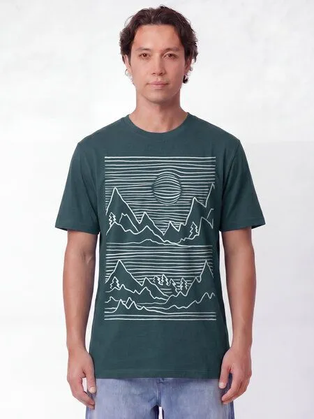 watapparel watapparel T-Shirt Unisex Mountains, Stargazer, – Produktbild 2 von 6