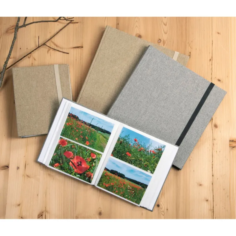 Hama Hama Jumbo-Album "Tessuto", 30x30 cm, 60 weiße Seiten, Tessuto, – Produktbild 3 von 3