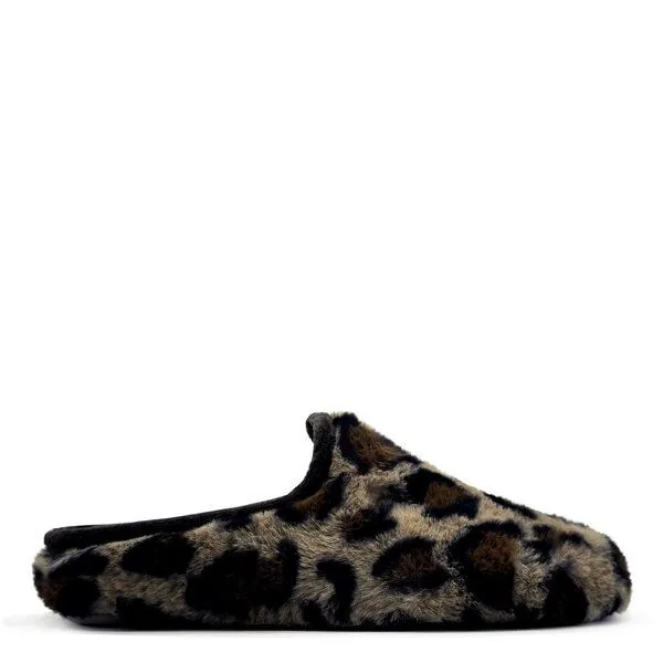 thies Rec Leo Slipper von thies ® aus recyceltem PES, Dark leo, – Produktbild 1 von 4