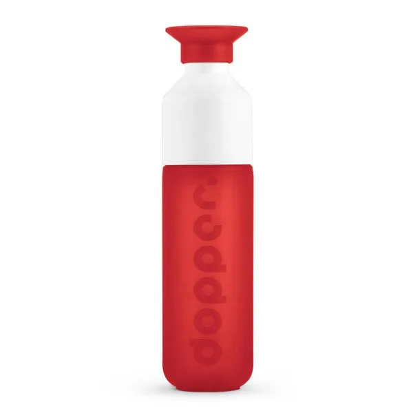 Dopper Trinkflasche Dopper Original 450ml, Simply red (rot), – Produktbild 1 von 4
