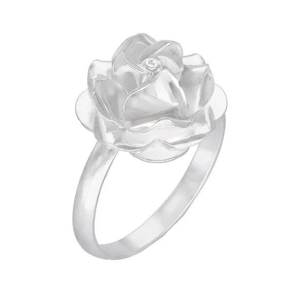 pakilia pakilia Silber Ring Rose Fair-Trade und handmade, Rosa, – Produktbild 2 von 8