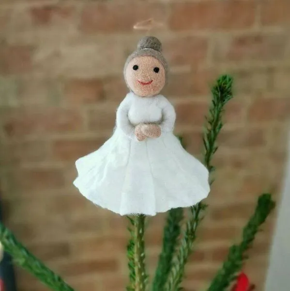 Felt So Good felt so good Weihnachtsbaumspitze Engel aus Filz – Produktbild 2 von 2