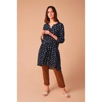 LANA LANA Bio-Damen-Kleid "Irina" Ginko nightblue, Gr. 40 – Produktbild 1 von 1