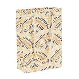 El Puente El Puente "Ornamente" Geschenktüte aus Papier in Blau | Fair Trade & Handmade aus Bangladesch – Produktbild 1 von 1