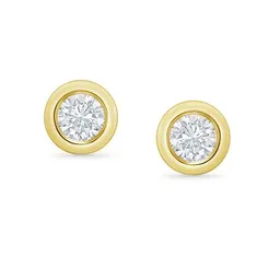 Eppi Eppi Bezelohrstecker aus Gold mit 0.2ct synthetischen Diamanten Viorica – Produktbild 1 von 1