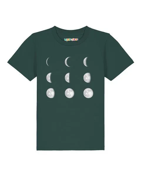 watabout.kids watabout.kids T-Shirt Kinder Moonphases, Glazed green, – Produktbild 1 von 2