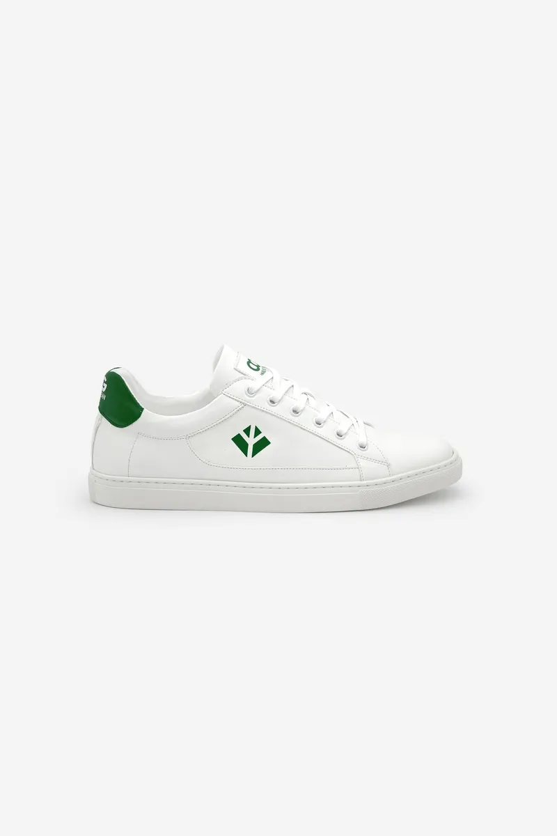 COG COG Herren vegan Sneaker Winton Weiß, Grün, – Produktbild 1 von 2