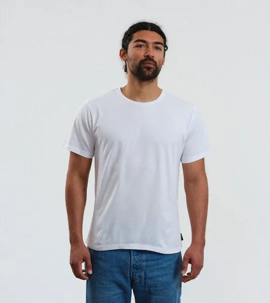 Gary Mash GARY MASH Herren Basic T-Shirts im 3er-Pack, Weiß, – Produktbild 3 von 4