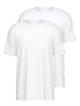 CALIDA CALIDA T-Shirt Natural Benefit (2er Pack) Modern Fit, Single Jersey, Kurzarm, Rundhals-Ausschnitt – Produktbild 1 von 1