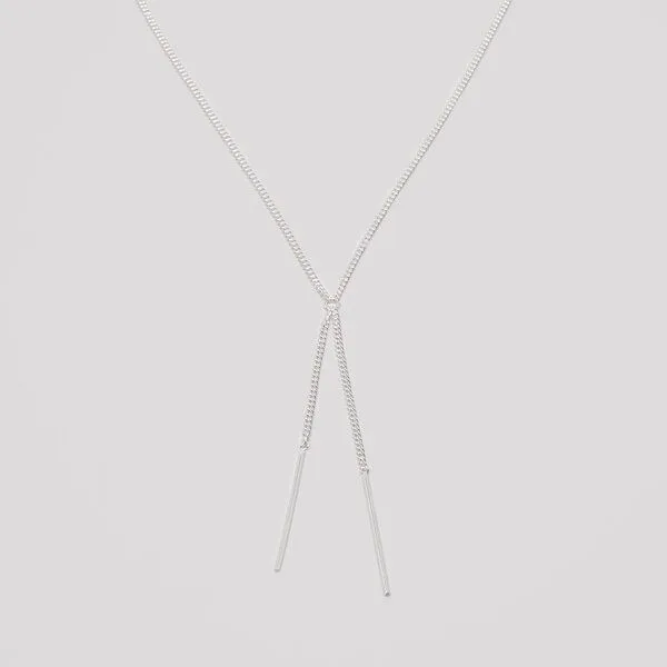 fejn jewelry fejn jewelry Kette 'Y', Silber, – Produktbild 1 von 4