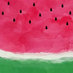 Photocircle Photocircle Wandbild / Kunstdruck / Poster / Leinwand - Watermelon Abstract – Produktbild 1 von 1