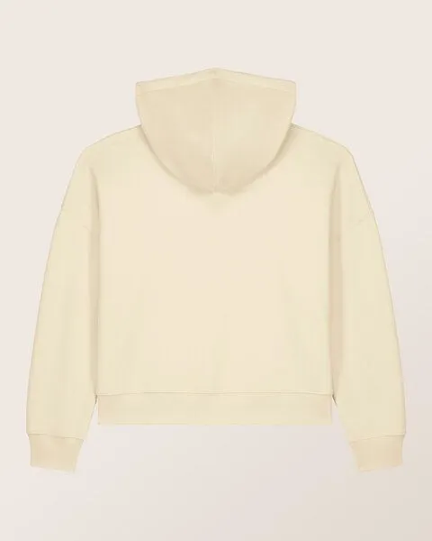 THE FACE OF ELEMENTS The Face of Elements Essential - Relaxed Boxy Fit Hoodie aus 100% Bio-Baumwolle, Honey (nature), – Produktbild 4 von 4