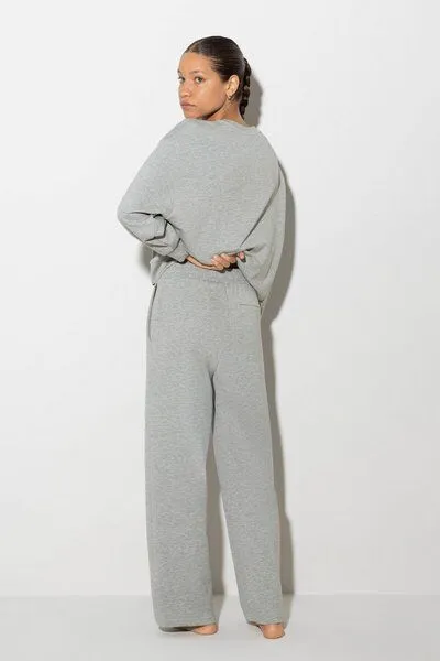 Soulwear Soulwear Hose lang | mit Bügelfalte | Pure Softness, Silver grey melange, – Produktbild 2 von 4