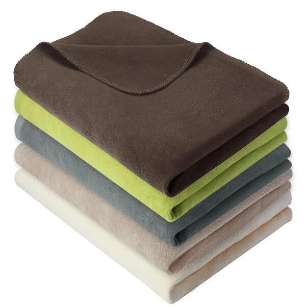 NATUREHOME NATUREHOME Wohndecke Kuscheldecke OLE 150x200cm aus 100% Baumwolle (kbA) Versch. Farben, Anthrazit (grau), – Produktbild 2 von 4