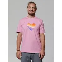 watapparel watapparel T-Shirt Unisex Rainbow Heart, Bubble pink, – Produktbild 1 von 1