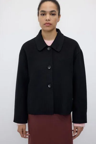 Rita Row Rita Row Oversize-Jacke NOBU aus Double-Face-Wolle, Black, – Produktbild 2 von 4