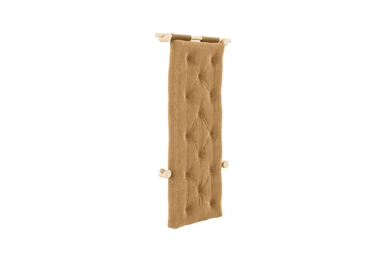 Karup Design Schlafsofa Hooked Sofa Bed / Sleeper Chair – Sitz- oder Schlafplatz, platzsparend, Futonmatratze inkl. Halterungsset aus FSC®-zertifiziertem Massivholz, Braun, – Produktbild 3 von 5