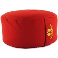 Yosana Yosana Yogakissen XL, 35cm rund, Meditationskissen mit Deutscher Bio-Dinkelspelzen Füllung, Burgunder rot, – Produktbild 1 von 1