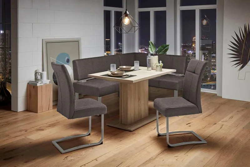 OTTO home Eckbank Rab, in 2 Breiten (180 oder 200 cm), Bezug in verschiedenen Qualitäten, Braun, – Produktbild 6 von 8