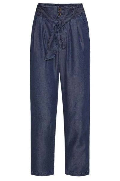 Wunderwerk Wunderwerk TENCEL denim paperbag pant, Blau, – Produktbild 1 von 2