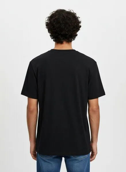 UNIPOLAR UNIPOLAR Basic T-Shirt Modell: Crafton, Black, – Produktbild 2 von 2
