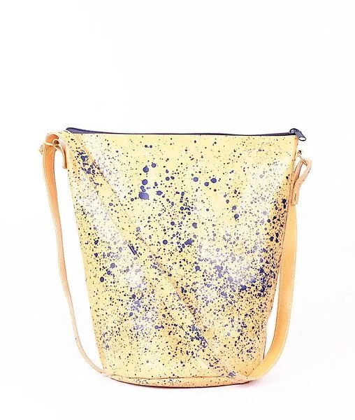 monday market monday market Ledertasche Susan dots, Nude, – Produktbild 3 von 4